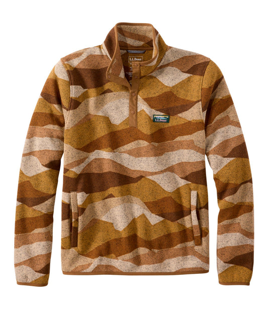 Men's L.L.Bean Sweater Fleece Pullover, Print