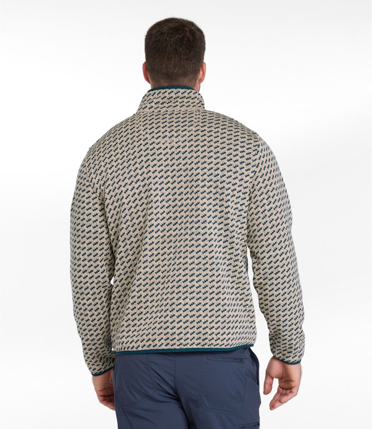 Men's L.L.Bean Sweater Fleece Pullover, Print