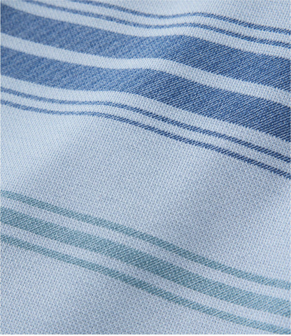 Men's Comfort Stretch Performance® Piqué, Quarter-Zip Pullover, Stripe