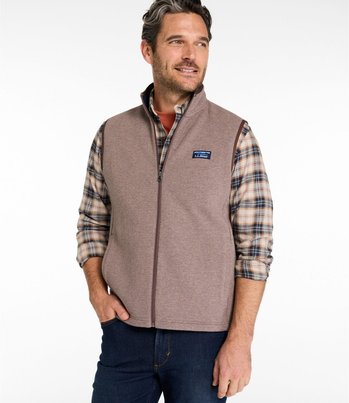 Men's Lakewashed Double-Knit Vest