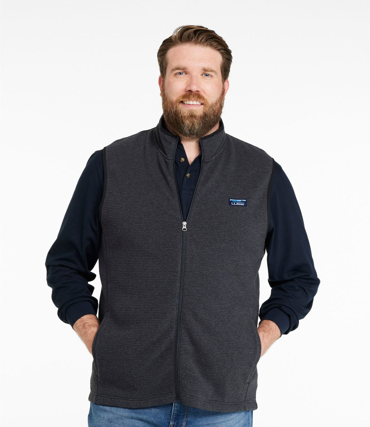 Men's Lakewashed Double-Knit Vest