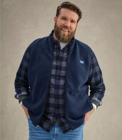 Men's Lakewashed Double-Knit Vest