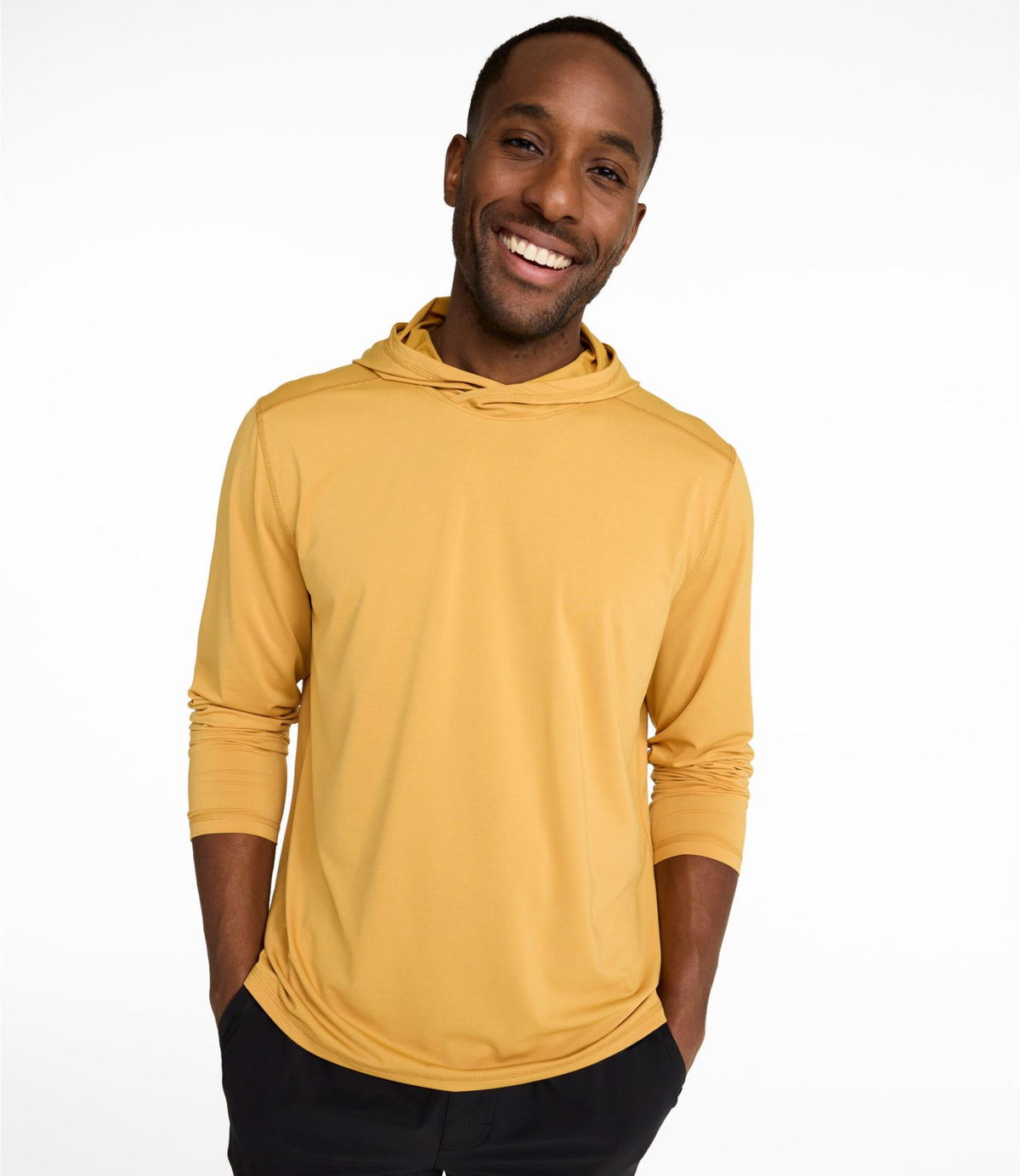 Men's Bold Coast Lifestyle Tee, Long-Sleeve Hooded