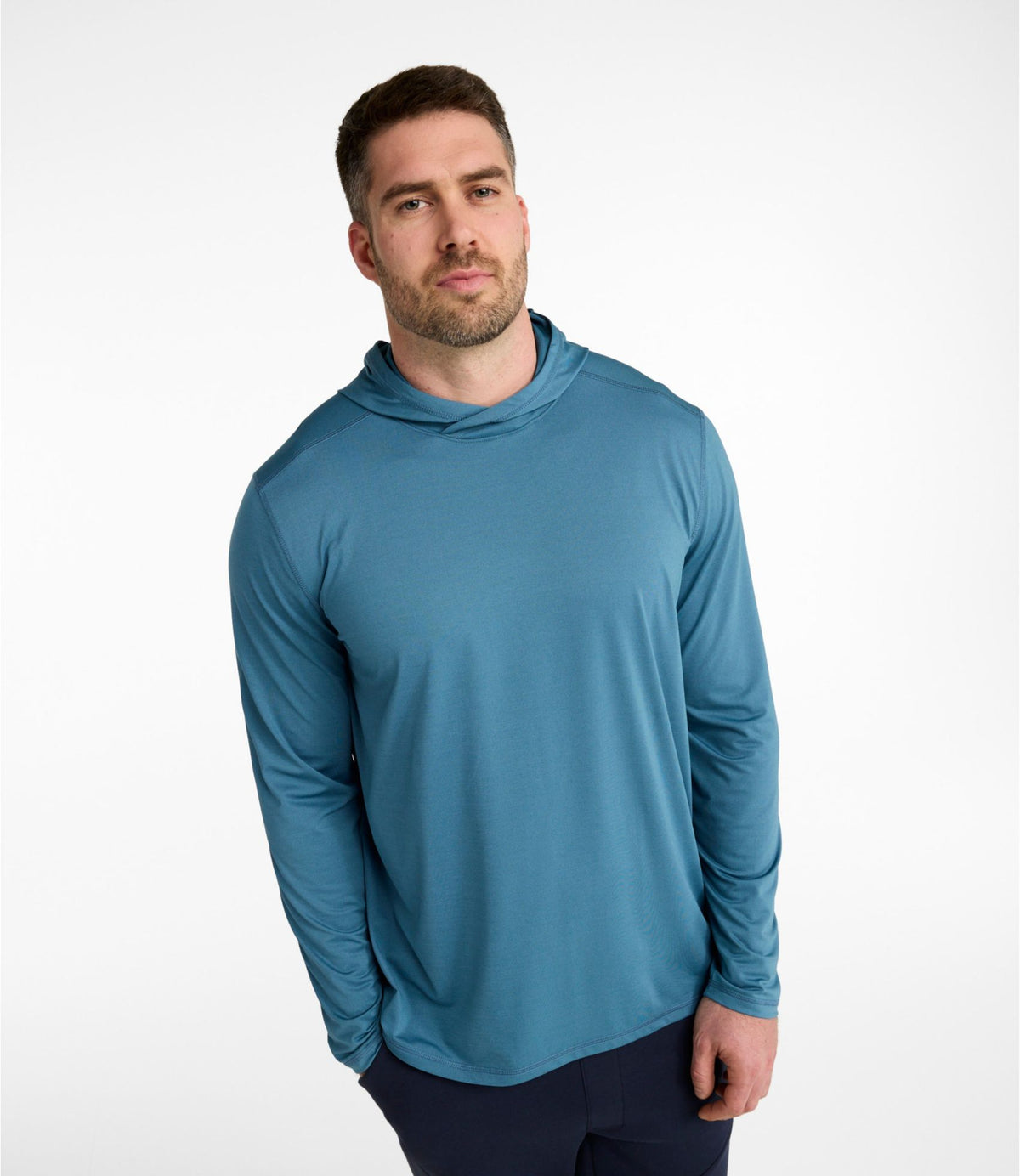 Men's Bold Coast Lifestyle Tee, Long-Sleeve Hooded