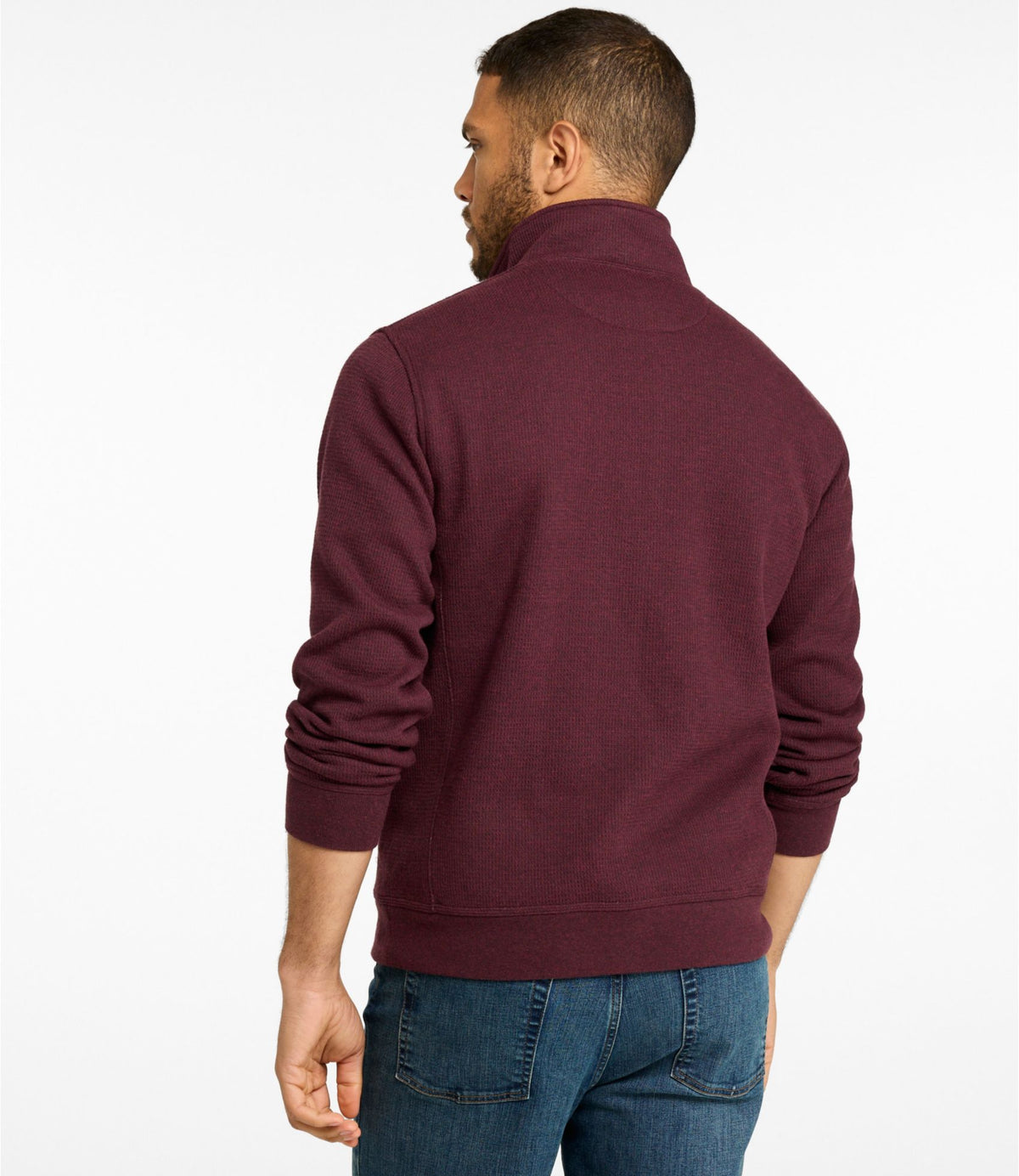 Men's Katahdin Iron Works Bonded Waffle Fleece, Mockneck