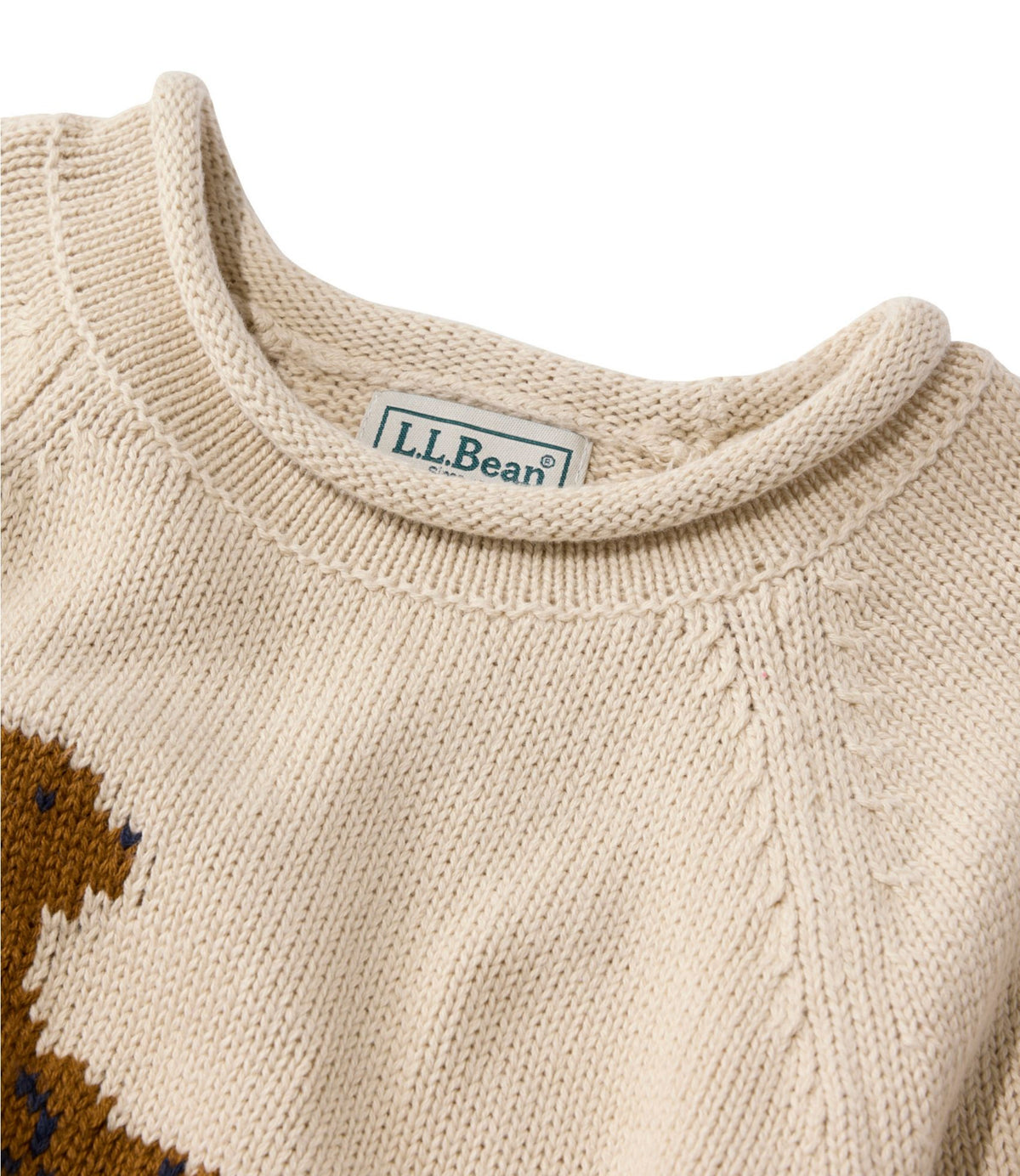 Kids' Cotton Rollneck Sweater