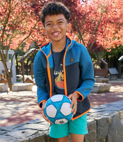 Kids' Airlight Full-Zip Hoodie, Colorblock