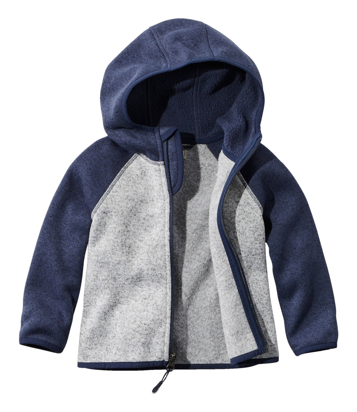 Infants' and Toddlers' L.L.Bean Sweater Fleece, Hooded Colorblock
