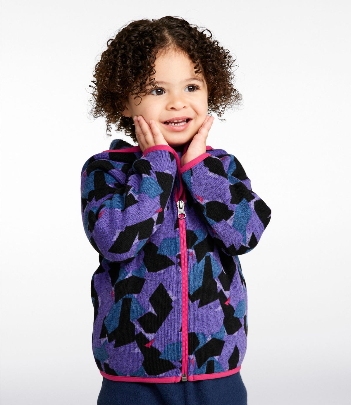 Infants' and Toddlers' L.L.Bean Sweater Fleece, Full-Zip Print