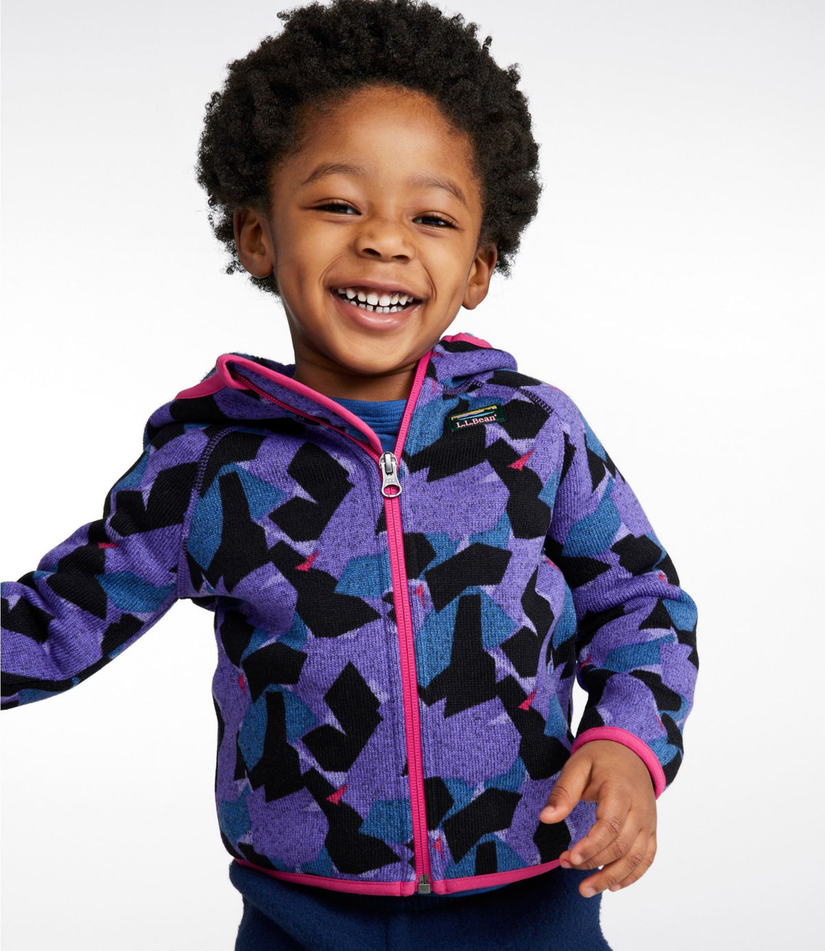 Infants' and Toddlers' L.L.Bean Sweater Fleece, Full-Zip Print