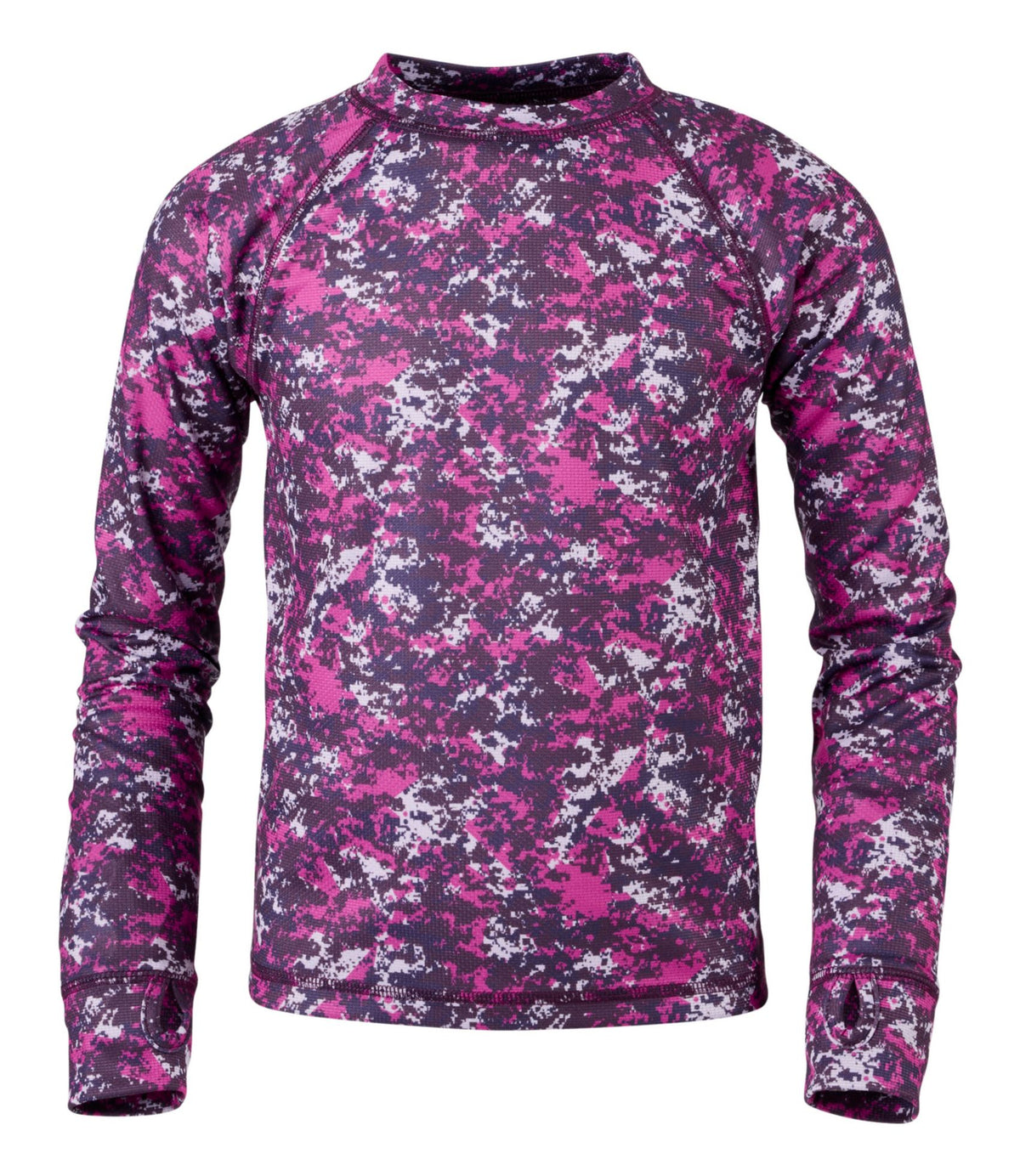 Kids' Wicked Warm Midweight Long Underwear, Top Print