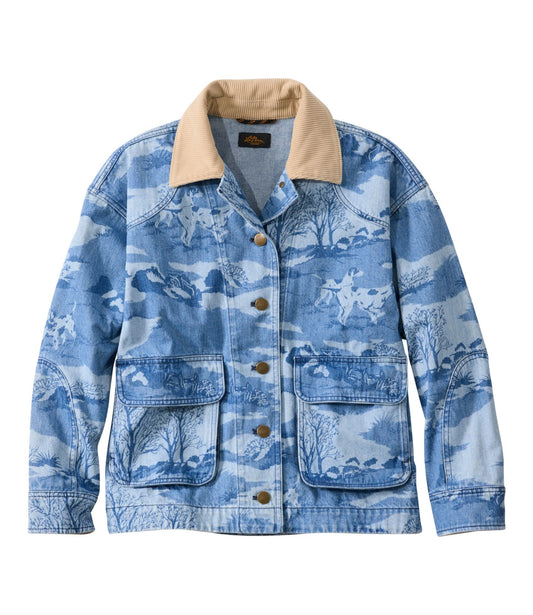 Women's Signature Double L® Denim Barn Coat, Novelty