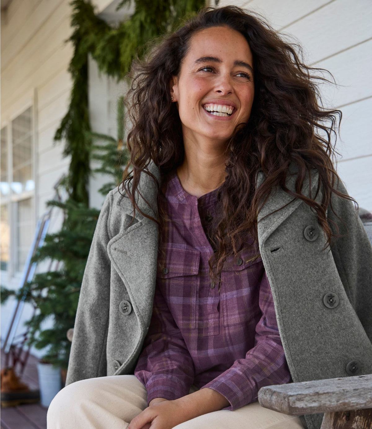 Women's Classic Lambswool Peacoat