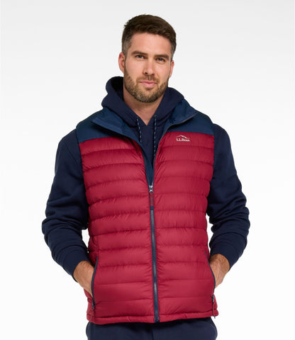 Men's Access Down Vest, Colorblock