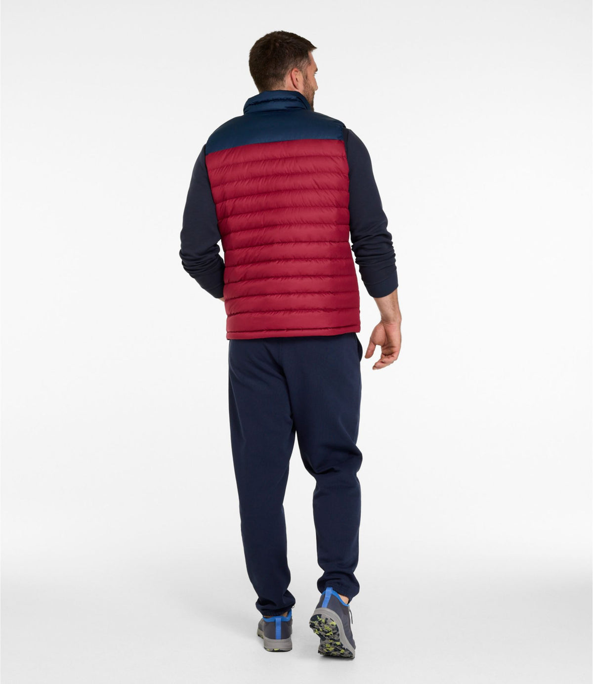 Men's Access Down Vest, Colorblock
