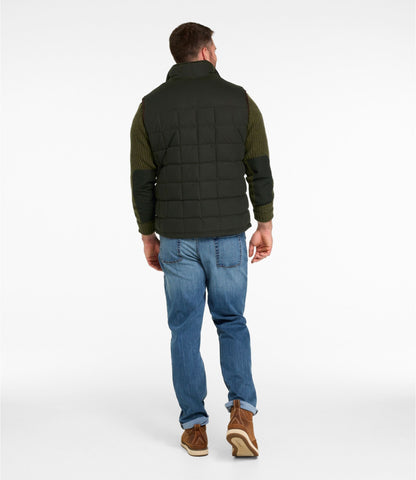 Men's L.L.Bean Upcountry Waxed Cotton Down Vest