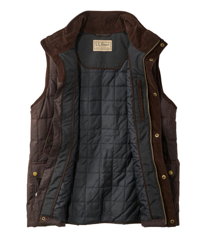 Men's L.L.Bean Upcountry Waxed Cotton Down Vest