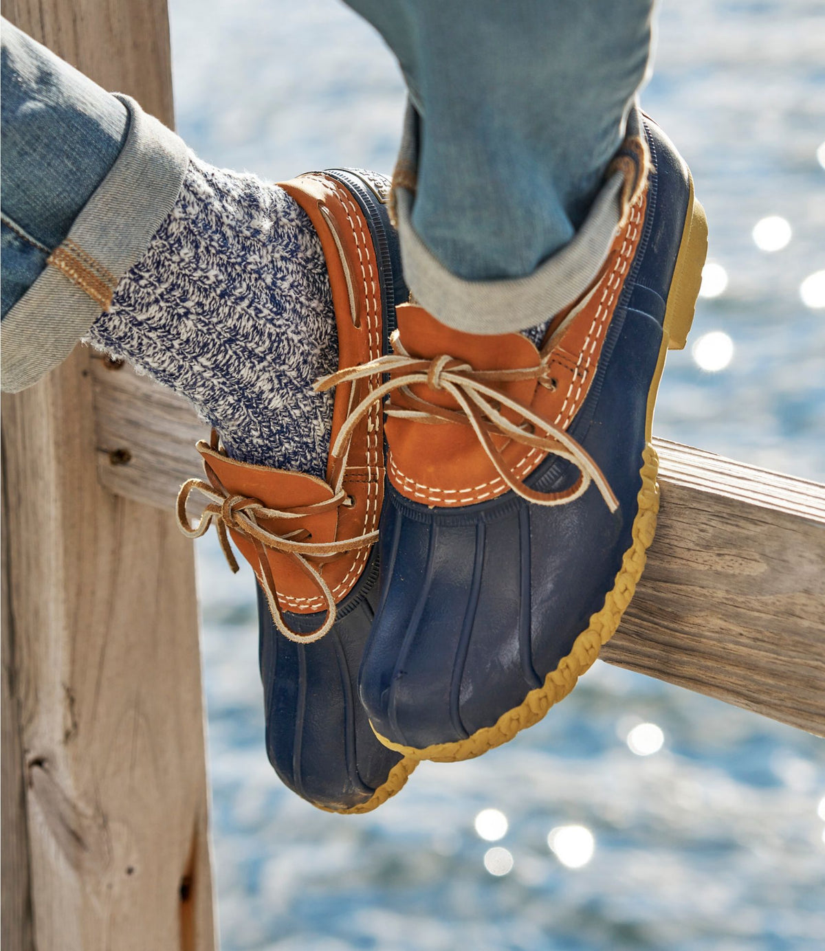 Women's Bean Boots, Rubber Mocs