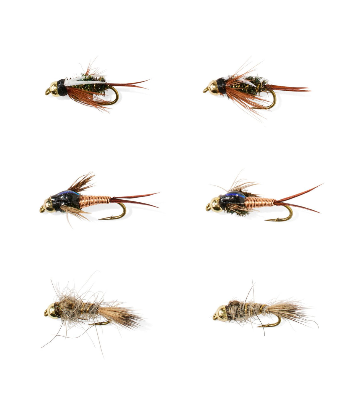 Umpqua Beadhead Nymph Assortment, 6 flies