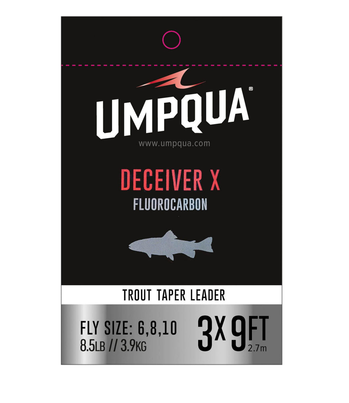 Umpqua Deceiver X Fluorocarbon Leaders, 9'