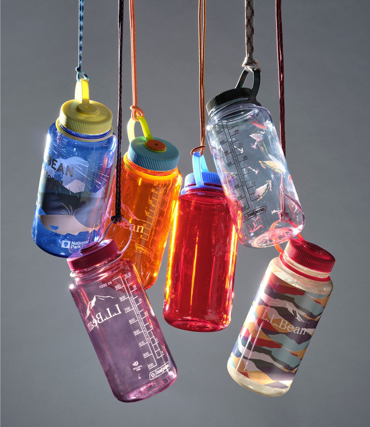Nalgene Sustain Wide Mouth Water Bottle with L.L.Bean Print, 32 oz.