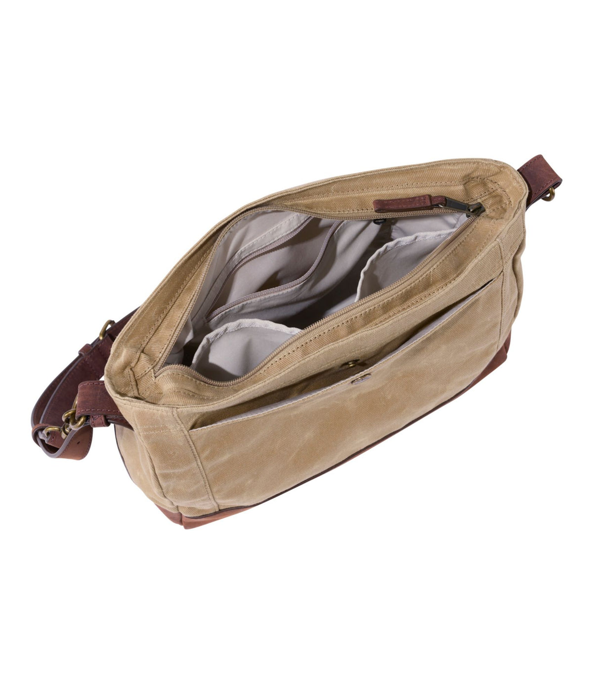 Waxed Canvas Crossbody, Large