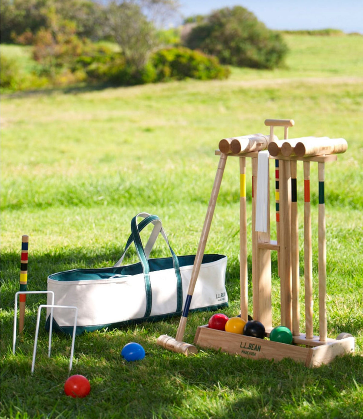 Maine Coast Croquet Boat and Tote