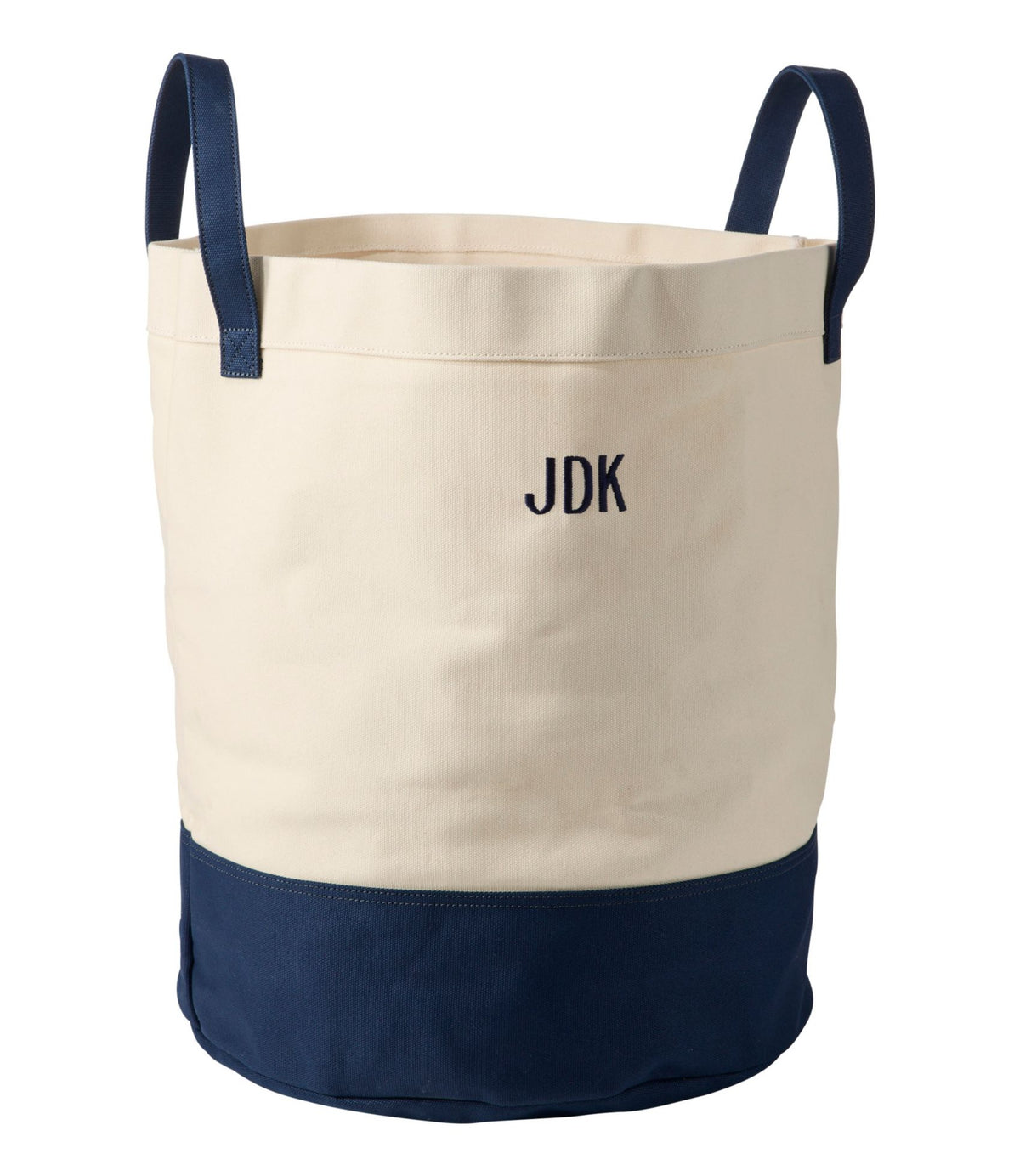 Canvas Laundry Storage Tote, Colorblock