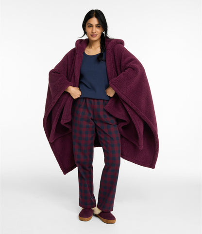 Cozy Sherpa Wearable Throw
