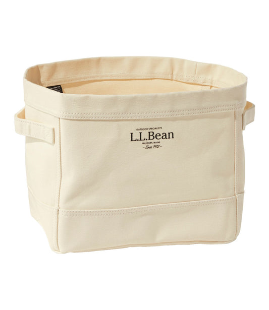Canvas Storage Tote, Rectangular