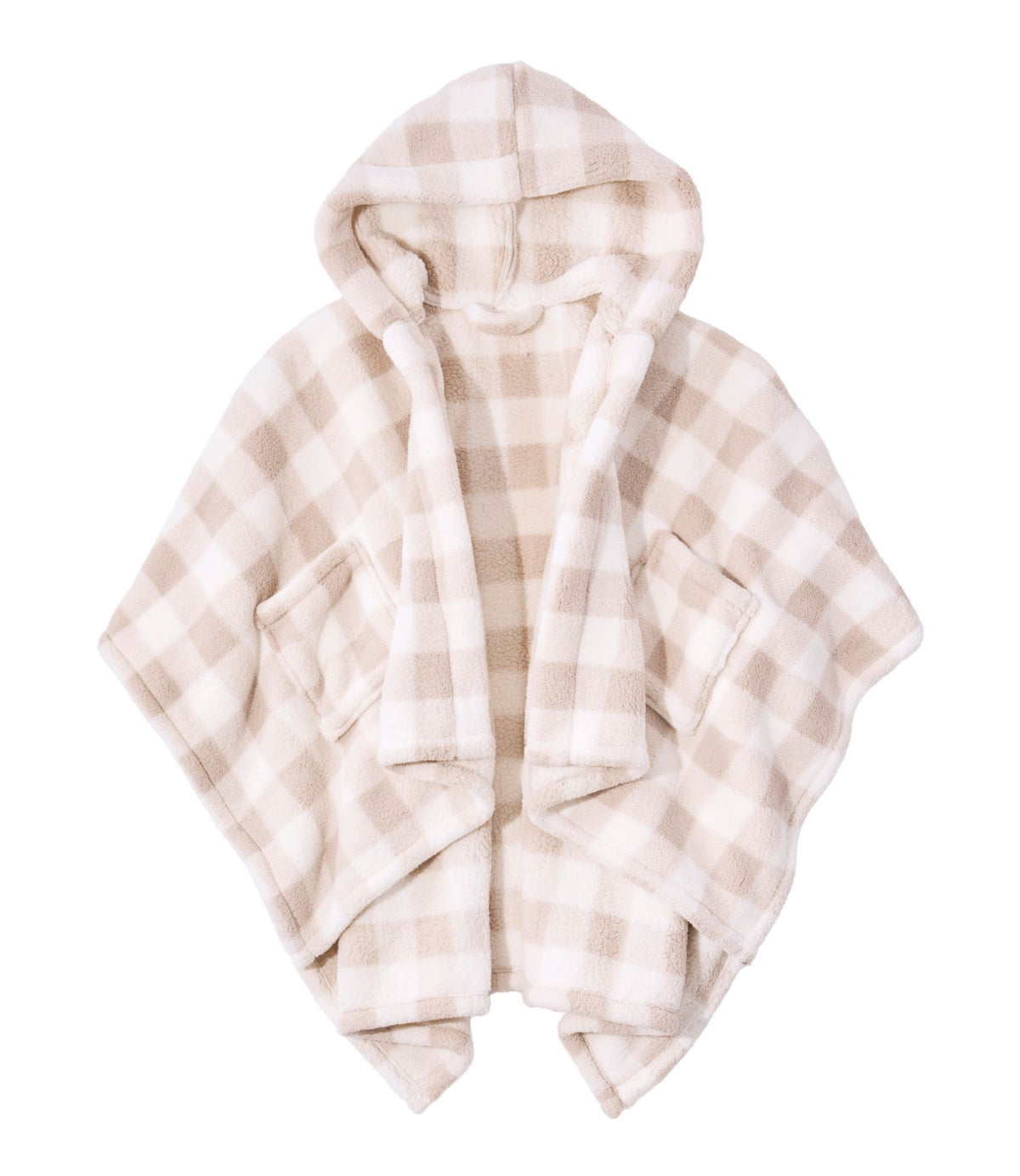 Cozy Sherpa Wearable Throw, Plaid