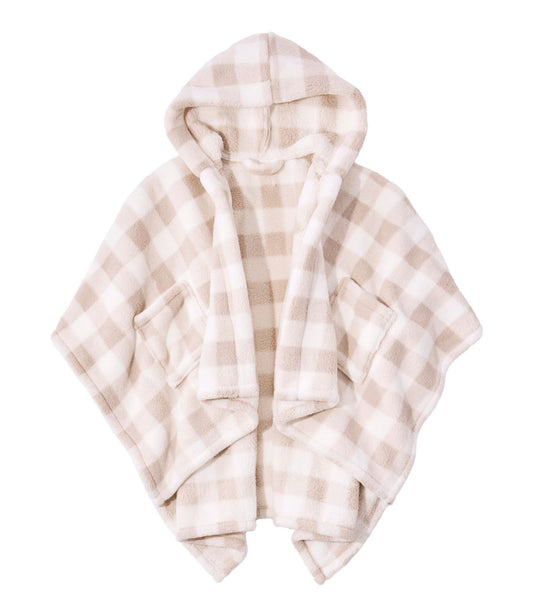 Cozy Sherpa Wearable Throw, Plaid