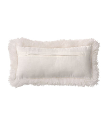 Sheepskin Throw Pillow, 11" x 22"