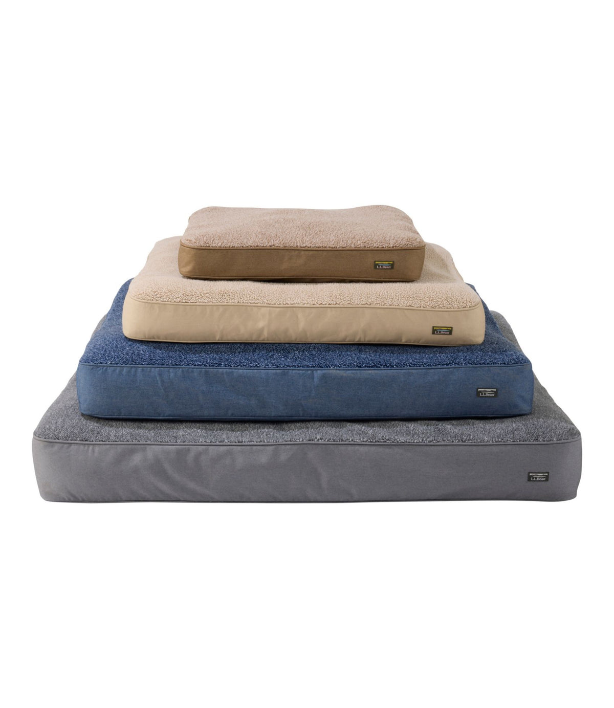 Premium Fleece Dog Bed Replacement Cover, Rectangular