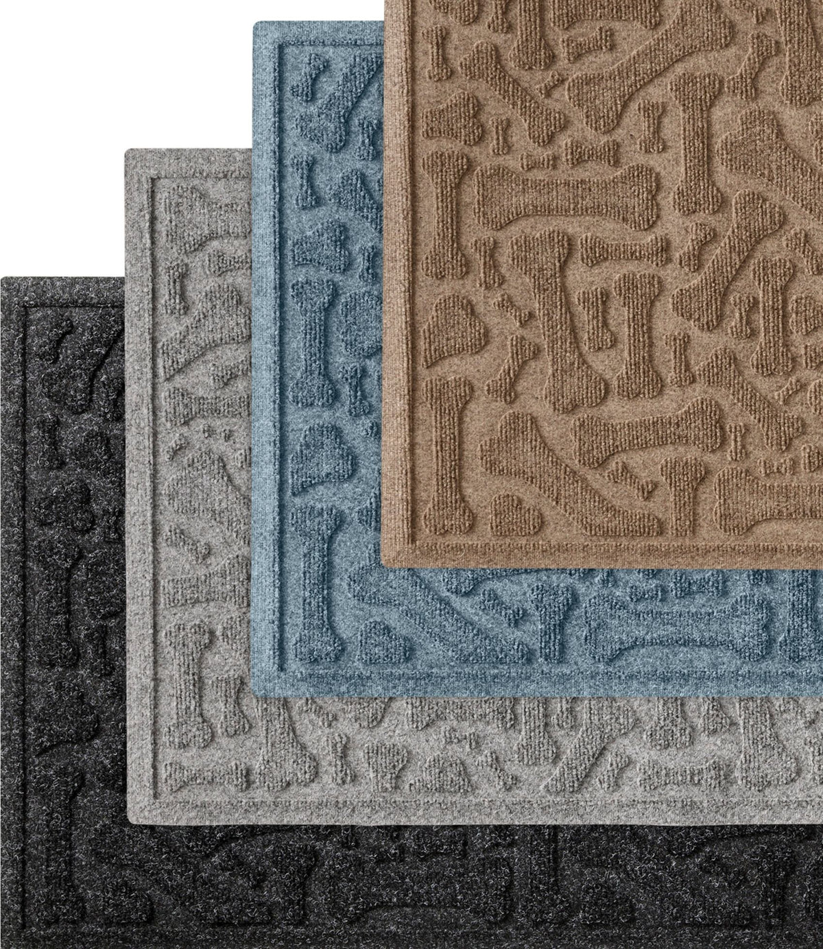 Recycled Waterhog Scattered Bones Mat