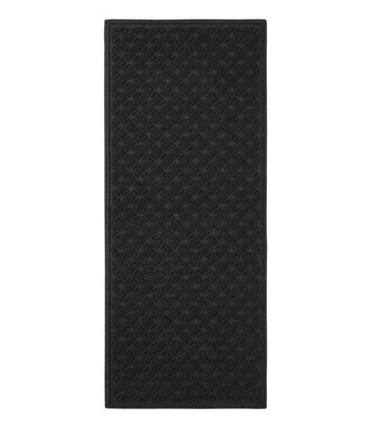 Heavyweight Recycled Waterhog Mat Runner, Geometric Rings