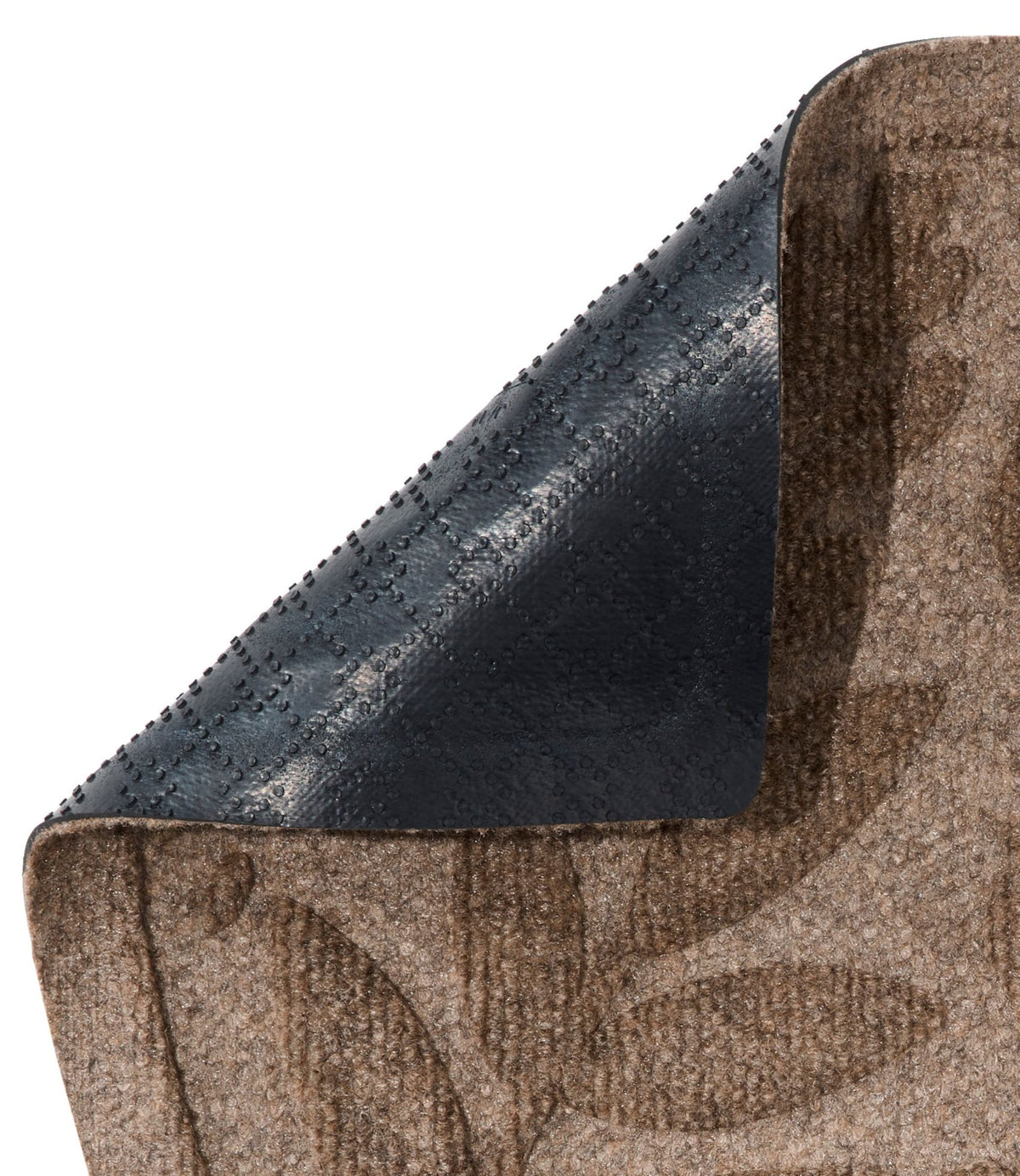 Everyspace Recycled Waterhog Doormat, Half Round, Foliage