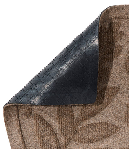 Everyspace Recycled Waterhog Doormat, Half Round, Foliage