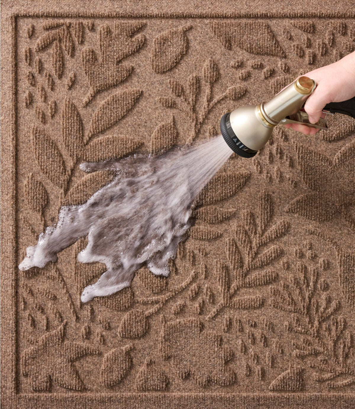 Everyspace Recycled Waterhog Wide Doormat, Foliage