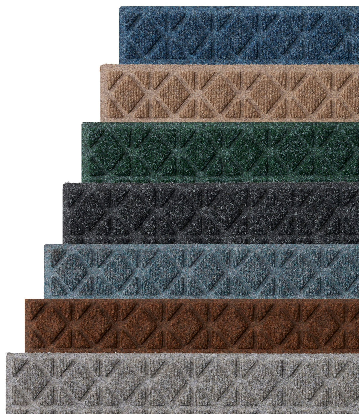 Everyspace Recycled Waterhog Mat, Square, Tiles