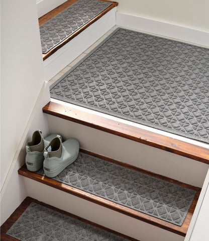 Everyspace Recycled Waterhog Mat, Square, Tiles