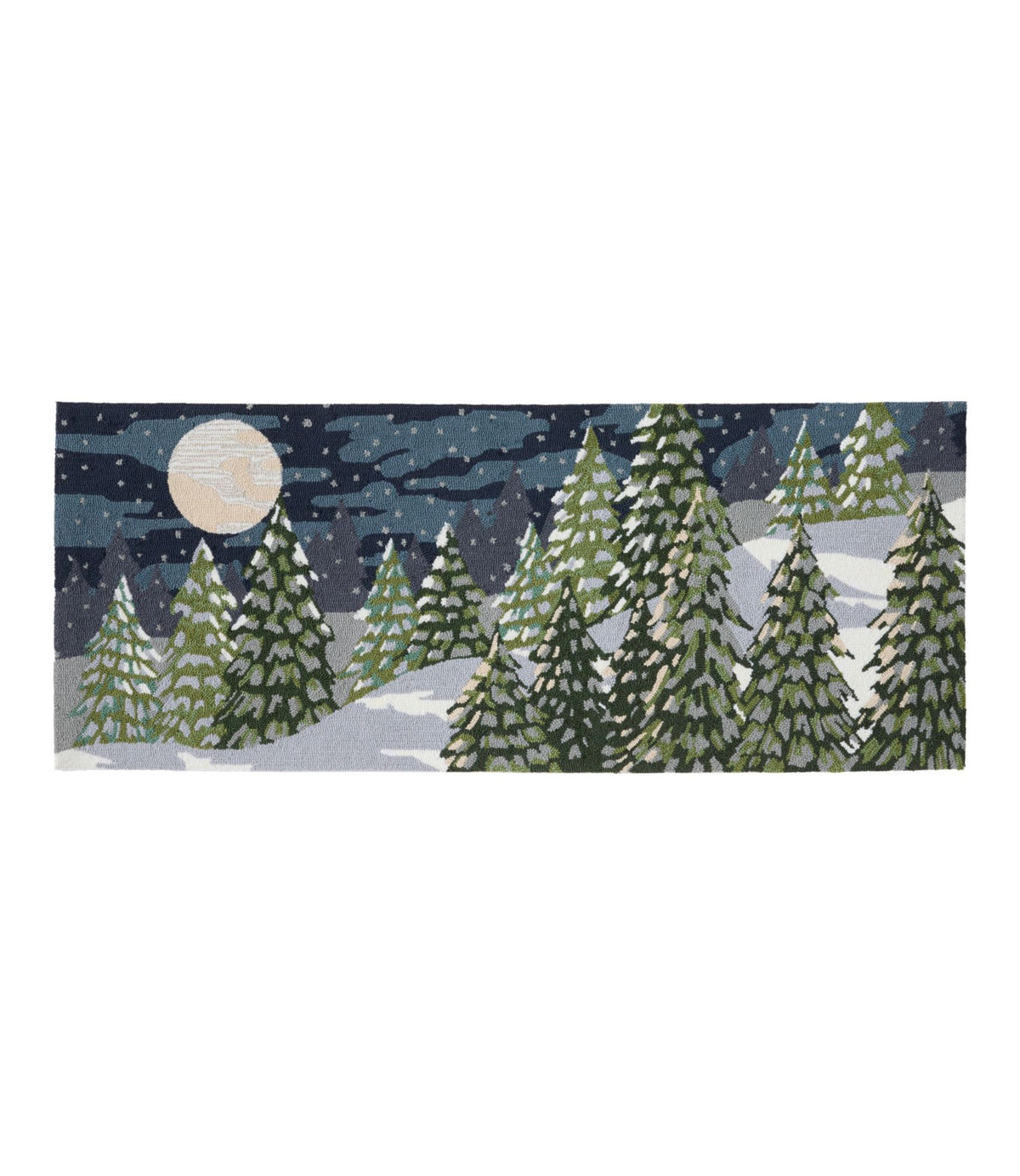 Indoor/Outdoor Vacationland Runner, Treeline Pine