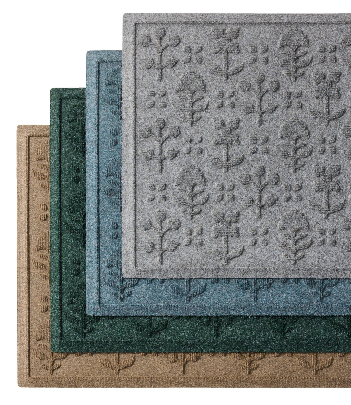 Everyspace Recycled Waterhog Doormat, Botanical Floral