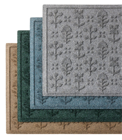 Everyspace Recycled Waterhog Doormat, Botanical Floral