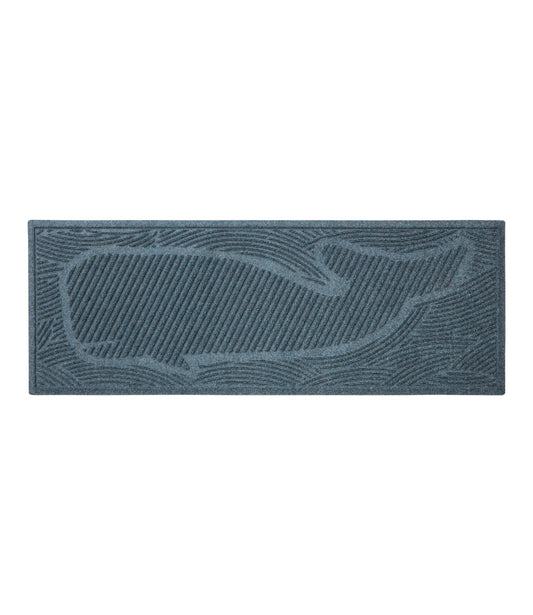 Everyspace Recycled Waterhog Wide Doormat, Swimming Whale