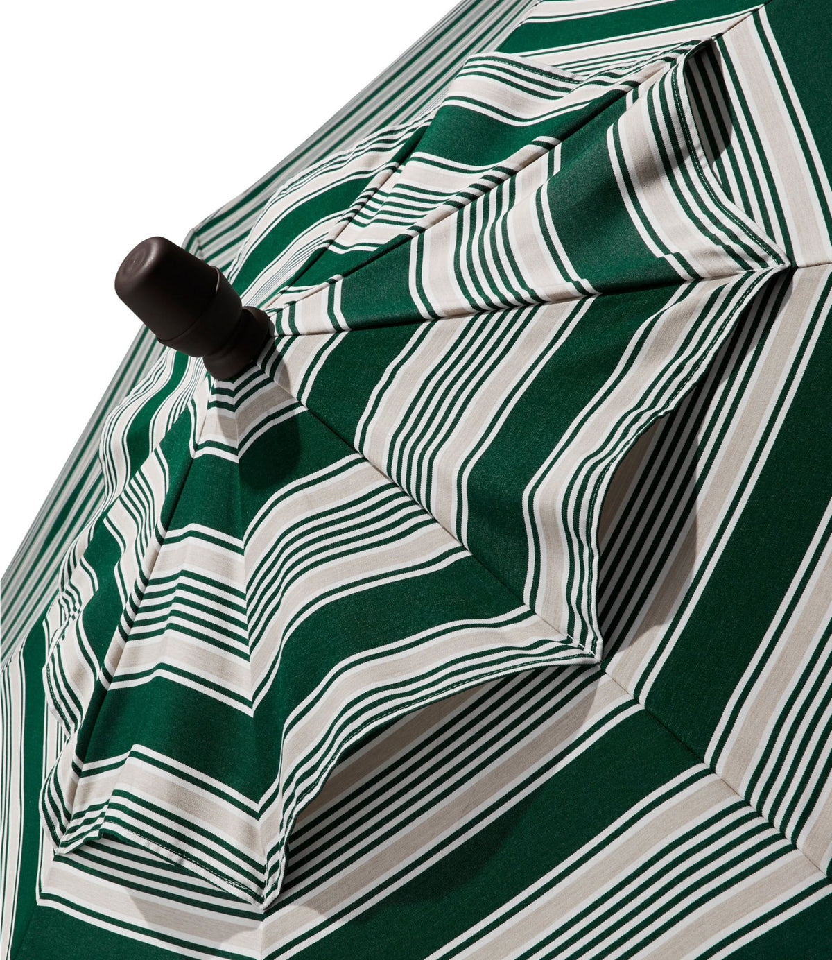 Sunbrella Market Umbrella, Aluminum Stripe