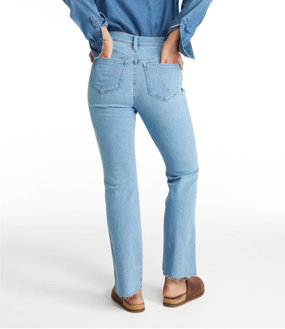Women's L.L.Bean Everyday Stretch Jeans, High-Rise Mini Bootcut Ankle