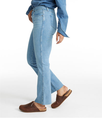 Women's L.L.Bean Everyday Stretch Jeans, High-Rise Mini Bootcut Ankle