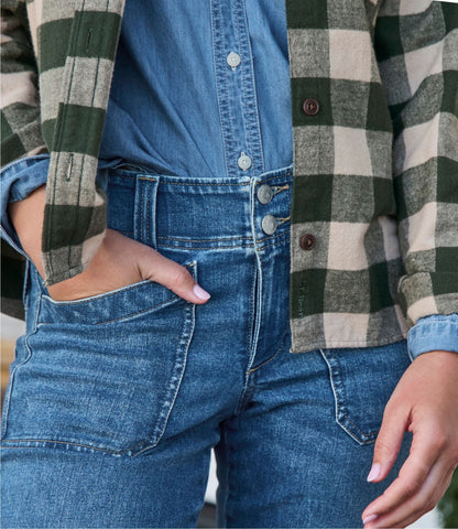 Women's 1912 Field Denim Pants, Mid-Rise Ankle Utility