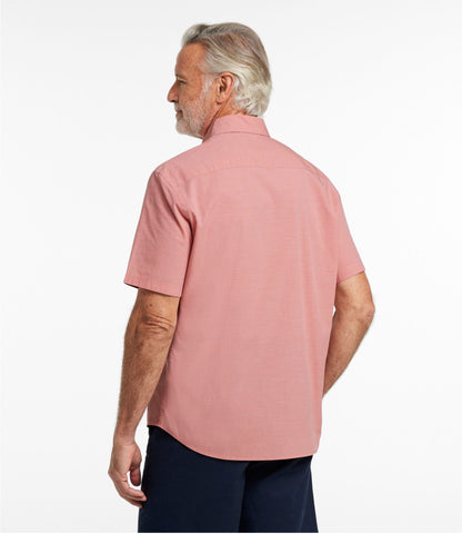 Men's Comfort Stretch Performance® Shirt, Short-Sleeve, Slightly Fitted Untucked Fit